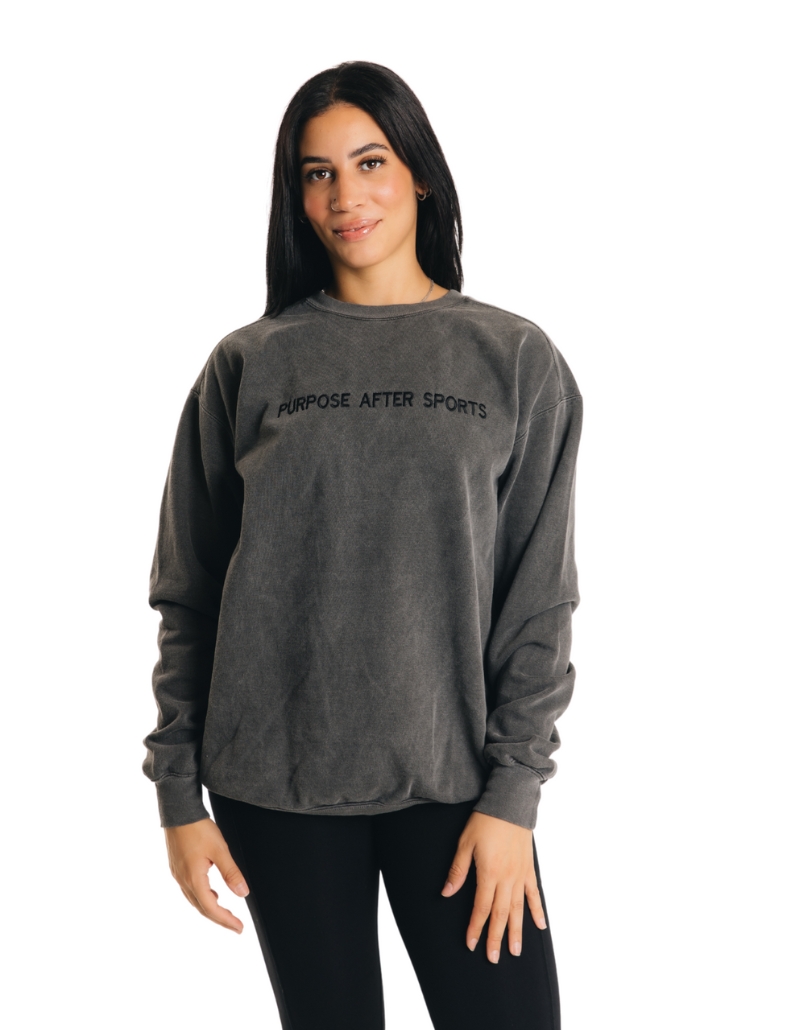 PAS Embroidered Crew Neck